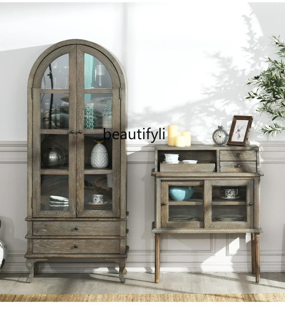 l French Country White Oak Bookcase TV Side Cabinet Display Living Room Dining Side Cabinet
l French Country White Oak Bookcase TV Side Cabinet Display Living Room Dining Side Cabinet