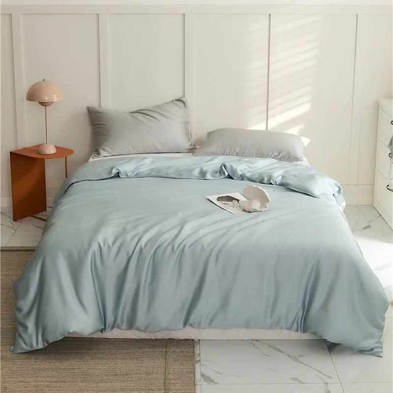 Quilt Cover Super Soft Bedding 100% Lyocell Silk Comforter Cover Solid Color Duvet Cover funda nordica (No Pillowcase)
Quilt Cover Super Soft Bedding 100% Lyocell Silk Comforter Cover Solid Color Duvet Cover funda nordica (No Pillowcase)
