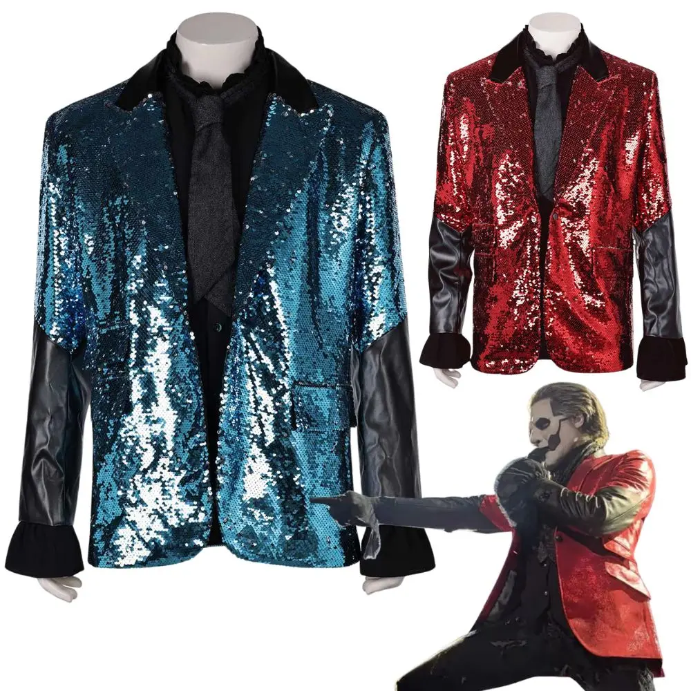 Band Ghost Cosplay Fantasia Movie Rite Here Rite Costume Przebranie dla dorosłych mężczyzn Performance Jacket Halloween Carnival Party Suit
Band Ghost Cosplay Fantasia Movie Rite Here Rite Costume Przebranie dla dorosłych mężczyzn Performance Jacket Halloween Carnival Party Suit
