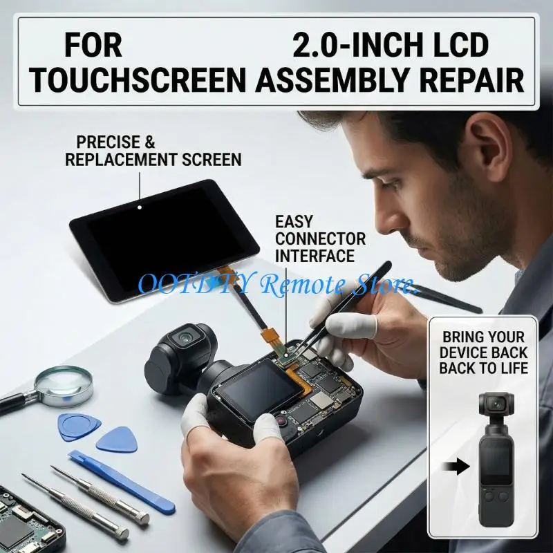 High Sensitivity LCD Touch Screens Replacement For Pocket 3 Camera Display
High Sensitivity LCD Touch Screens Replacement For Pocket 3 Camera Display