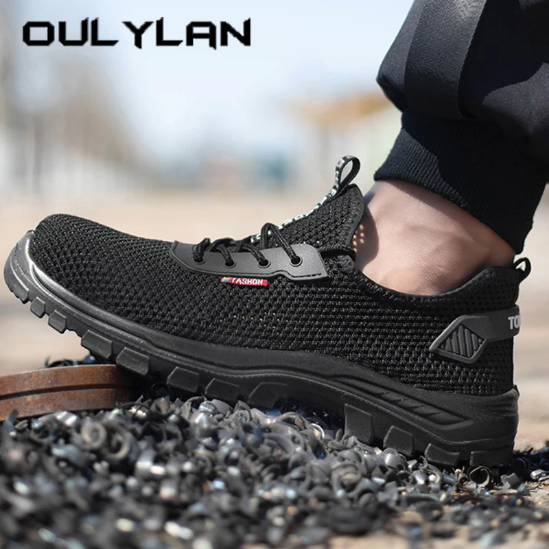 Oulylan Mesh Stab-resistant Safetyshoes Steel Toe Protective Shoe Stylish Breathable Men's Shoe Male Labor Outdoor Workshoes
Oulylan Mesh Stab-resistant Safetyshoes Steel Toe Protective Shoe Stylish Breathable Men's Shoe Male Labor Outdoor Workshoes