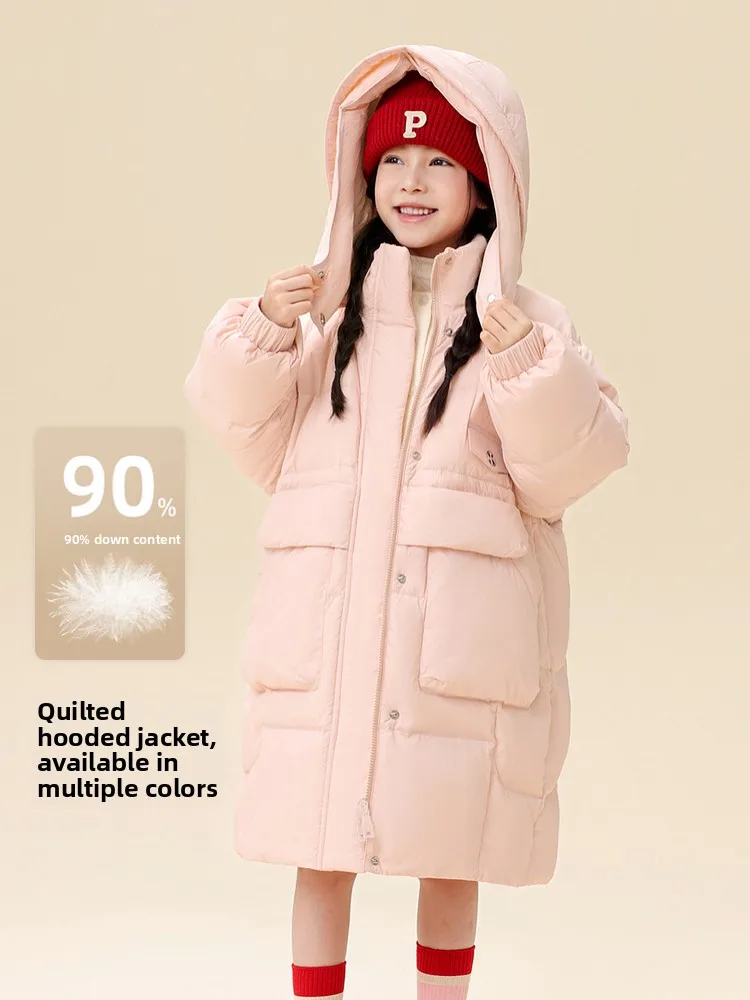 Snow Flng Spring 2026 Long Hooded down Jaet Children's Clothing Warm Pink Active Purple for Boys And Girls Outdoor Wear
Snow Flng Spring 2026 Long Hooded down Jaet Children's Clothing Warm Pink Active Purple for Boys And Girls Outdoor Wear
