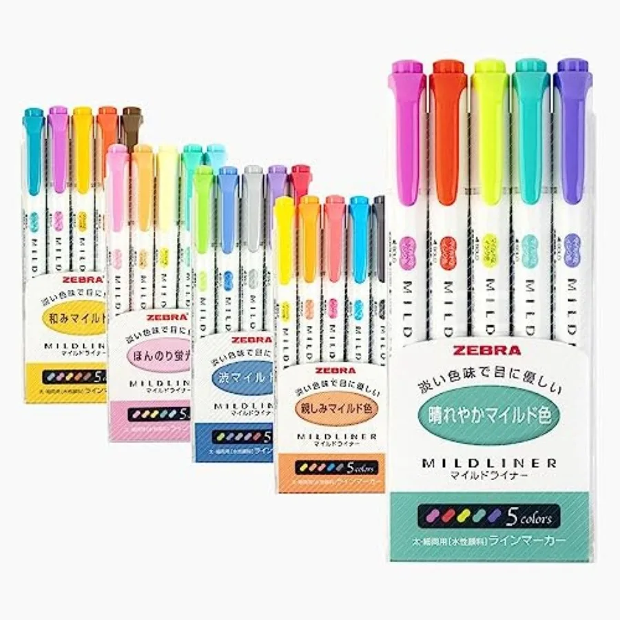 Zebra Mildliner Pastel Highlighter, Pack of 25
Zebra Mildliner Pastel Highlighter, Pack of 25