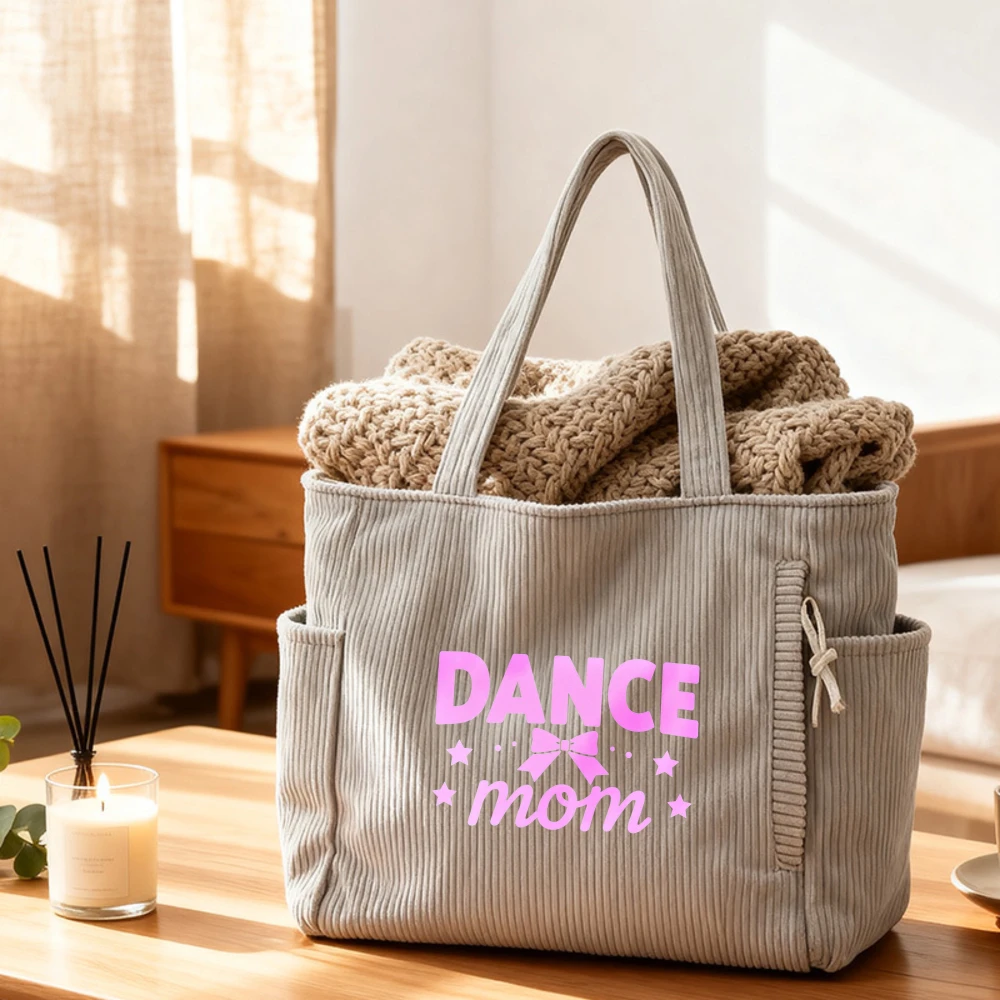 Corduroy Tote Bag with Pockets, Large Shoulder Bag, Perfect Mother's Day & Birthday Gift for Dance Moms,for Daily Use Travel
Corduroy Tote Bag with Pockets, Large Shoulder Bag, Perfect Mother's Day & Birthday Gift for Dance Moms,for Daily Use Travel