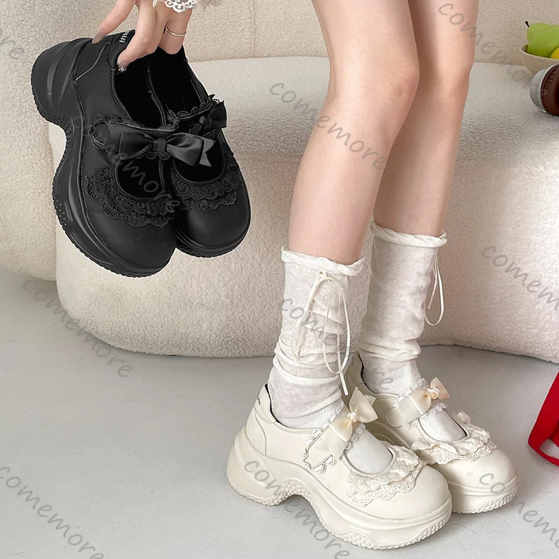 Comemore Retro Ballet Style Sneakers Shallow Mouth Thick Sole Single Shoe for Women Spring Autumn Casual Sport Mary Jane Shoes
Comemore Retro Ballet Style Sneakers Shallow Mouth Thick Sole Single Shoe for Women Spring Autumn Casual Sport Mary Jane Shoes