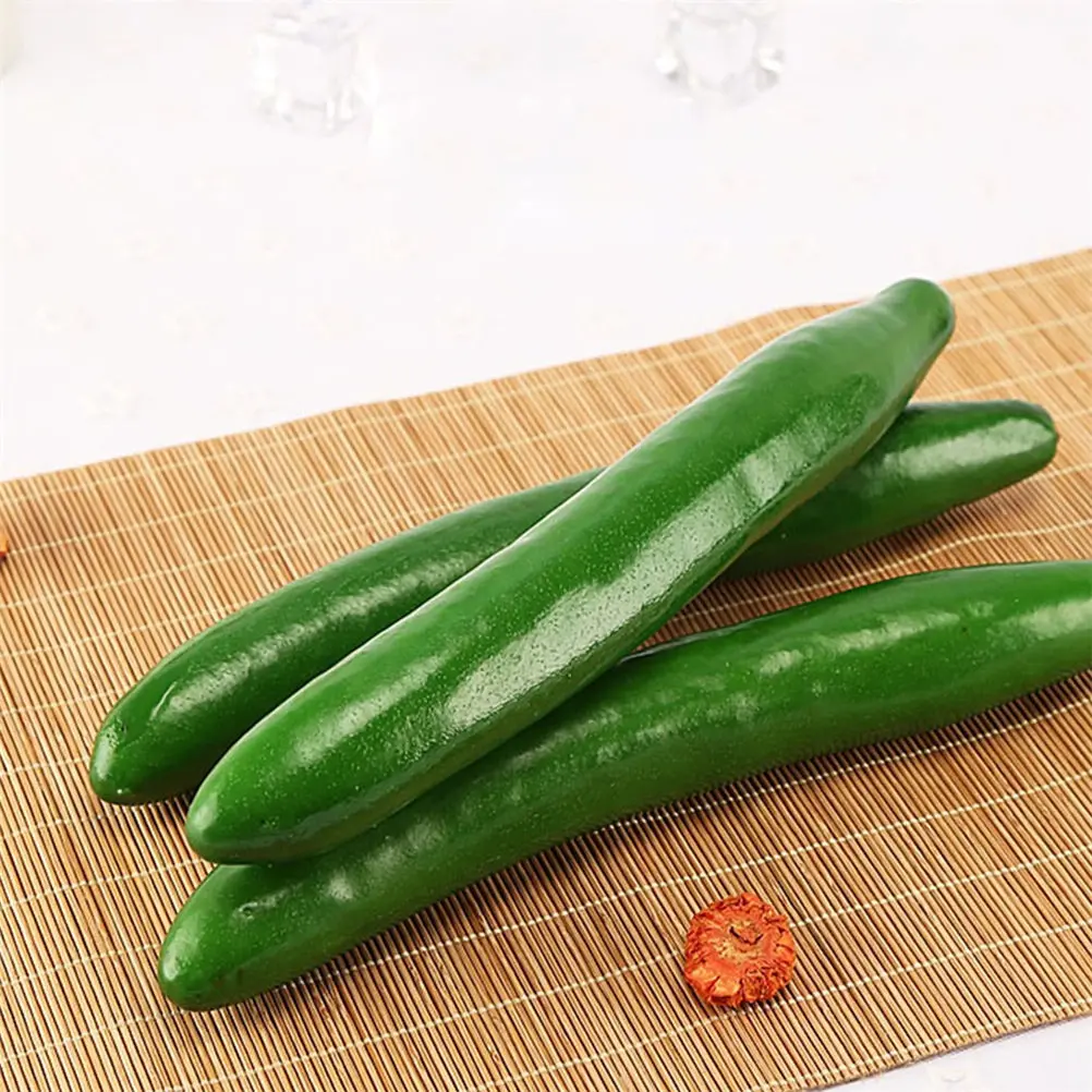 4Pcs Lifelike Cucumber Decoration Realistic Simulation Vegetable for Classroom Teaching Kids Learning Food Display and Event
4Pcs Lifelike Cucumber Decoration Realistic Simulation Vegetable for Classroom Teaching Kids Learning Food Display and Event