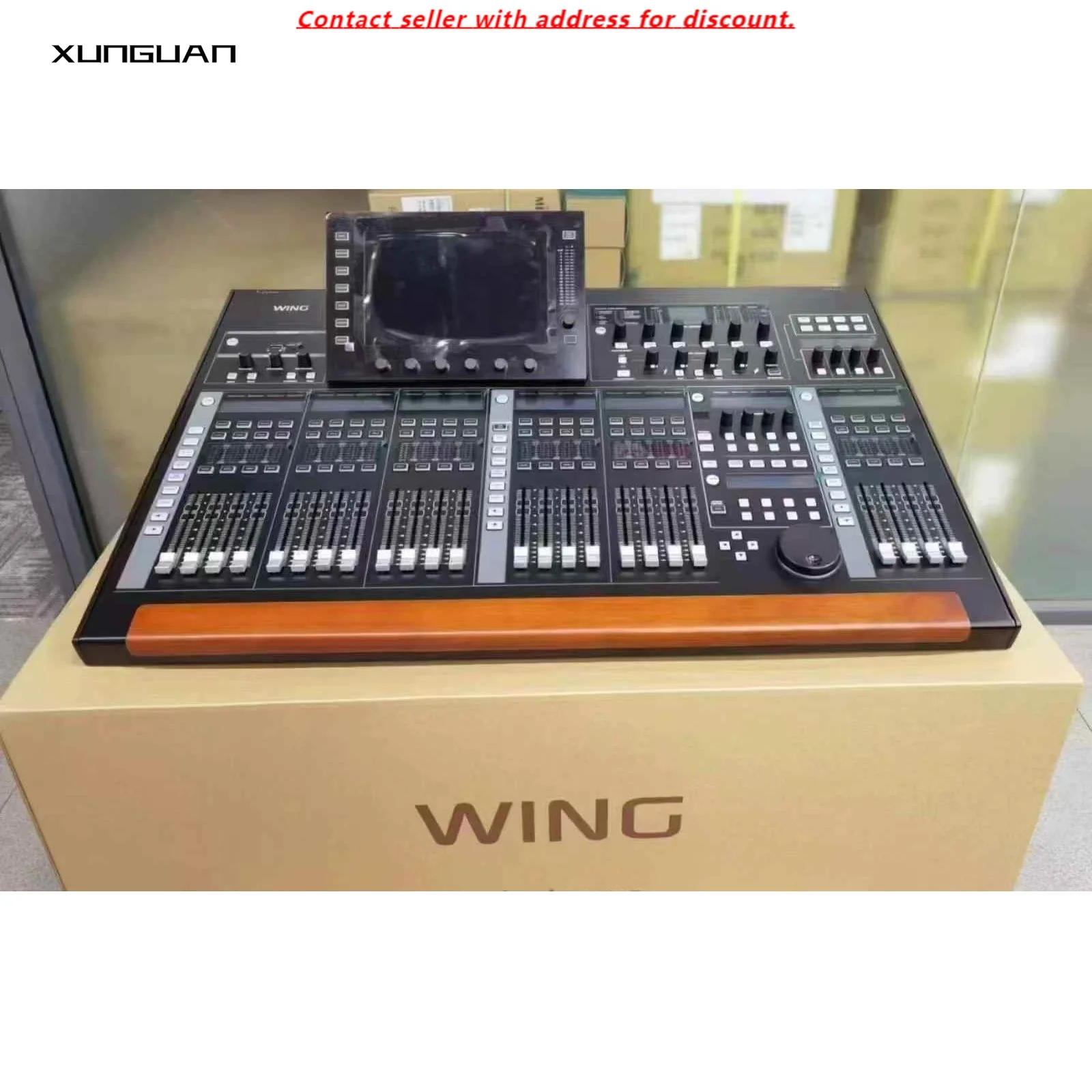 WING BK 48 Stereo Channels 28 Bus Full Stereo Digital Mixing Console With 8 PRO Preamps 8 PRO Outputs 24 Fader Control Surface
WING BK 48 Stereo Channels 28 Bus Full Stereo Digital Mixing Console With 8 PRO Preamps 8 PRO Outputs 24 Fader Control Surface