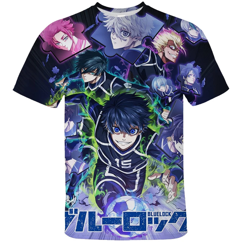 Vintage T Shirt Men's BLUE LOCK Print Short Sleeve Tops Casual Cartoon Anime Graphic T-shirt Blue Lock Tee Shirts Men Clothing
Vintage T Shirt Men's BLUE LOCK Print Short Sleeve Tops Casual Cartoon Anime Graphic T-shirt Blue Lock Tee Shirts Men Clothing