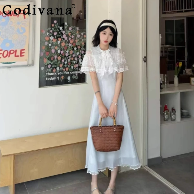 Clear Series Girl's Cape and Long Slim Dress Princess Bow Design Sweet Cute Dress Women's Summer Birthday Party Dress
Clear Series Girl's Cape and Long Slim Dress Princess Bow Design Sweet Cute Dress Women's Summer Birthday Party Dress