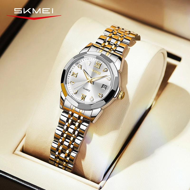 SKMEI New Women's Watch Fashion Quartz Ladies Watch with Luminous Hands and Steel Strap
SKMEI New Women's Watch Fashion Quartz Ladies Watch with Luminous Hands and Steel Strap