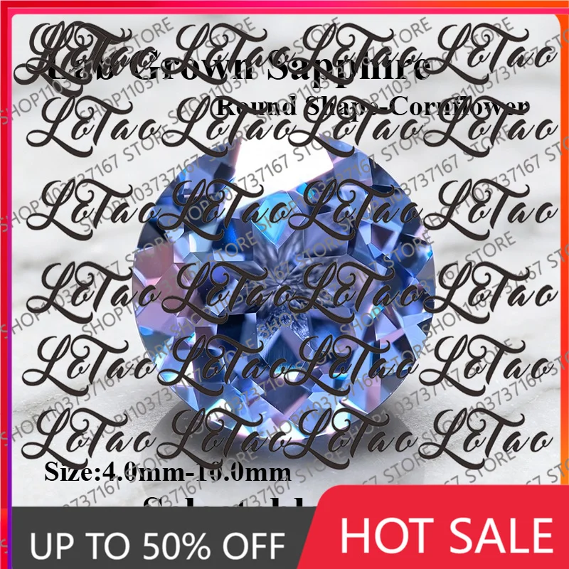 High Quality Lab Grown Sapphire Round Shape Cornflower Gemstone for DIY Ring Necklace Earrings Making Selectable Certificate
High Quality Lab Grown Sapphire Round Shape Cornflower Gemstone for DIY Ring Necklace Earrings Making Selectable Certificate