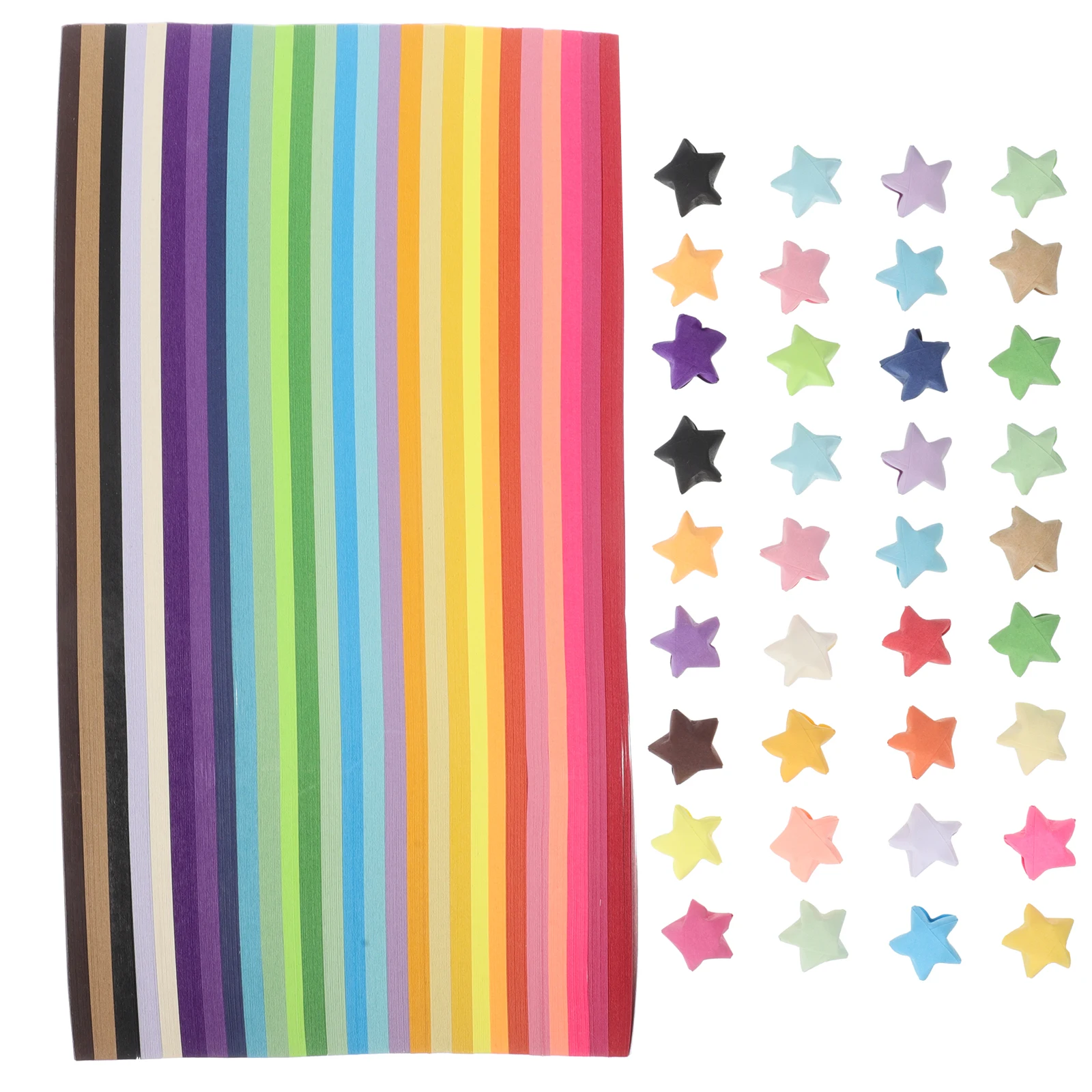 2700pcs Origami Star Strips Colorful Double Sided Craft Paper for Diy CreativeDecoration FamilyBonding Relaxation
2700pcs Origami Star Strips Colorful Double Sided Craft Paper for Diy CreativeDecoration FamilyBonding Relaxation