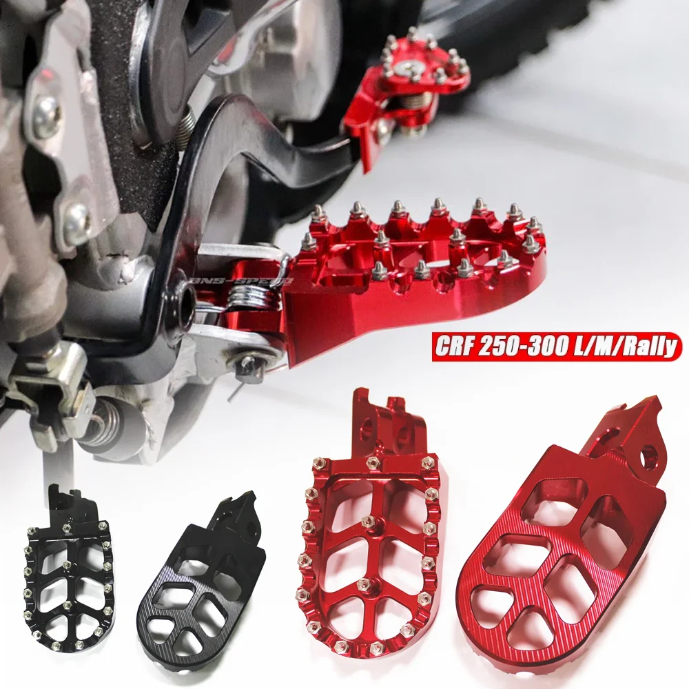 CNC Aluminum Foot Pegs Footrests For Honda CRF250 300L/M/Rally CRF250R/RX CRF450RL CR125/250 Motorcycle Footpegs
CNC Aluminum Foot Pegs Footrests For Honda CRF250 300L/M/Rally CRF250R/RX CRF450RL CR125/250 Motorcycle Footpegs
