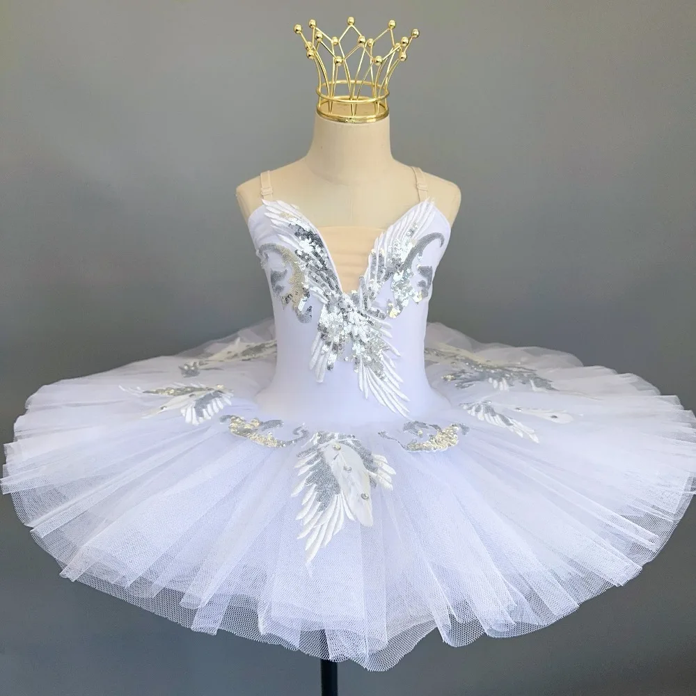 Girls Ballet Tutu Dress Kids Little Swan Pure White Swan Lake Sleeping Beauty Stage Performance Costume Children Dance Wear
Girls Ballet Tutu Dress Kids Little Swan Pure White Swan Lake Sleeping Beauty Stage Performance Costume Children Dance Wear