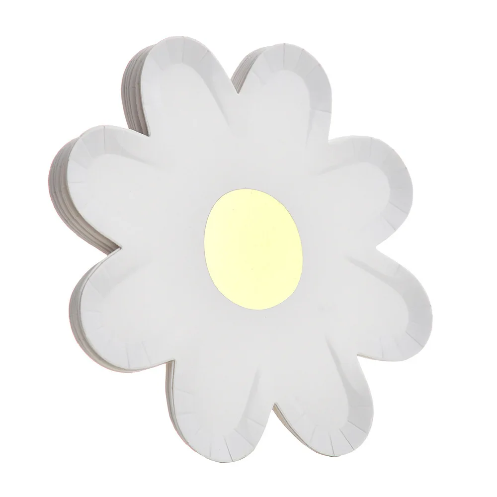 Small Daisy Picnic Tableware Disposable Flower Dinner Plate Decorative Cake Tray For Children's Birthday Party
Small Daisy Picnic Tableware Disposable Flower Dinner Plate Decorative Cake Tray For Children's Birthday Party