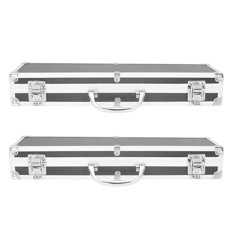 New-2X Aluminum Alloy Toolbox Accessories Storage Box Practical Aluminum Suitcase
New-2X Aluminum Alloy Toolbox Accessories Storage Box Practical Aluminum Suitcase