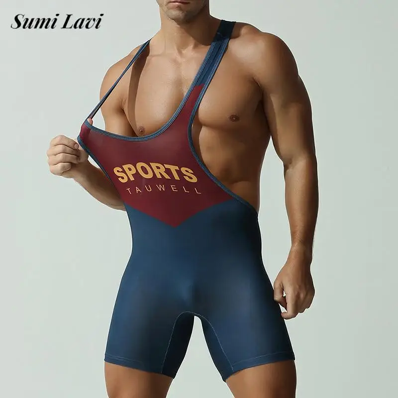 Sexy Slim Fit Elastic Shorts Jumpsuits Men Sports Training Muscle Vest Bodysuits Mens Fashion Letter Printed Sleeveless Overalls
Sexy Slim Fit Elastic Shorts Jumpsuits Men Sports Training Muscle Vest Bodysuits Mens Fashion Letter Printed Sleeveless Overalls