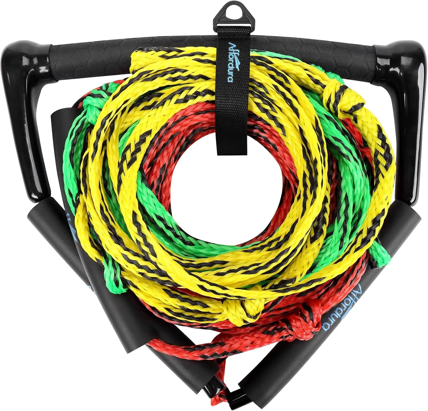 75ft Water Ski Rope with Handle, 4-Section Adjustable Tow Rope for Tubing, Wakeboarding, Watersports, Includes Storage Bag
75ft Water Ski Rope with Handle, 4-Section Adjustable Tow Rope for Tubing, Wakeboarding, Watersports, Includes Storage Bag