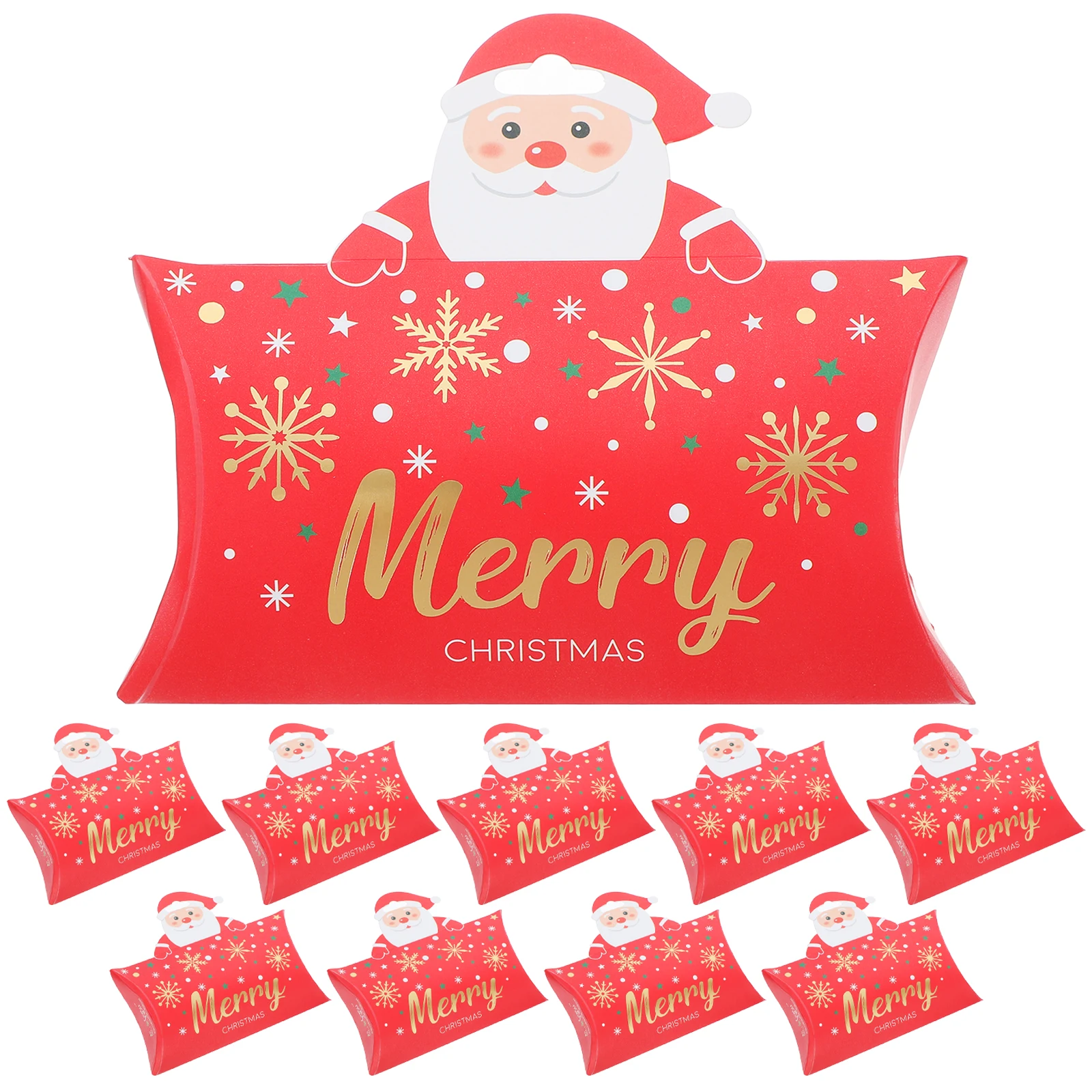 10pcs C Festive Small Present Pillow Boxes Design Large Capacity Holiday Snacks Treats Gifts Wrapping Paper Boxes Christmas
10pcs C Festive Small Present Pillow Boxes Design Large Capacity Holiday Snacks Treats Gifts Wrapping Paper Boxes Christmas