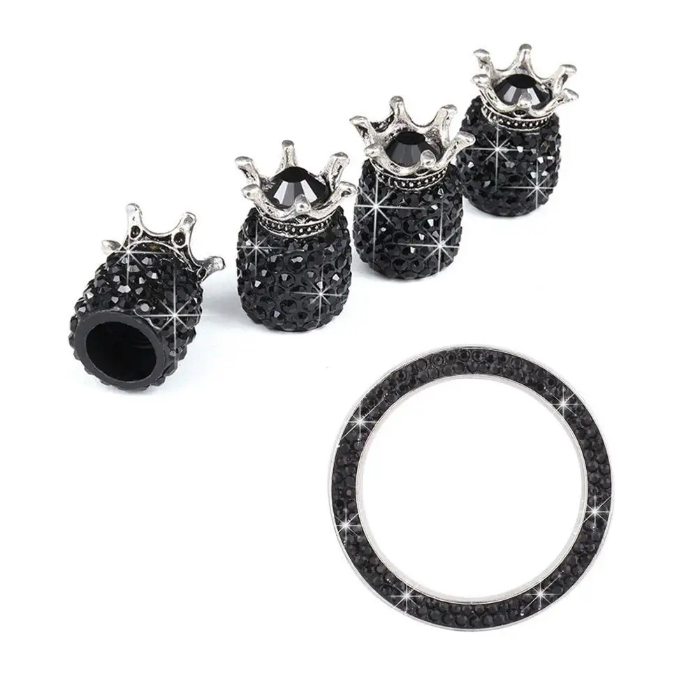 5Pcs Car Stem Cap Rhinestone Tire Dust Cover Start Button Ring Sparkling Luxury Auto Parts Premium Quality Valve Stem Kit
5Pcs Car Stem Cap Rhinestone Tire Dust Cover Start Button Ring Sparkling Luxury Auto Parts Premium Quality Valve Stem Kit