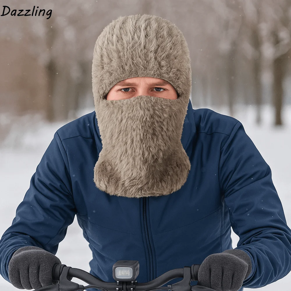 Beanies Hat Thickened Winter Balaclavas Cap Windproof Earflap Full Face Pullover Cap Soft Neck Warmer Ski Knitted Mask Outdoor
Beanies Hat Thickened Winter Balaclavas Cap Windproof Earflap Full Face Pullover Cap Soft Neck Warmer Ski Knitted Mask Outdoor