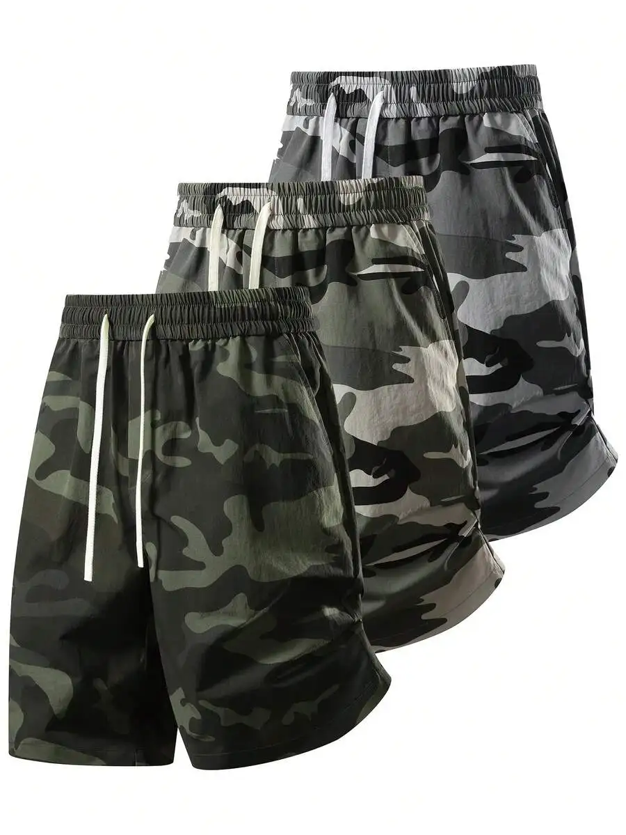Mens Camouflage Shorts Loose Fit Elastic Drawstring Casual Outdoor Wear
Mens Camouflage Shorts Loose Fit Elastic Drawstring Casual Outdoor Wear