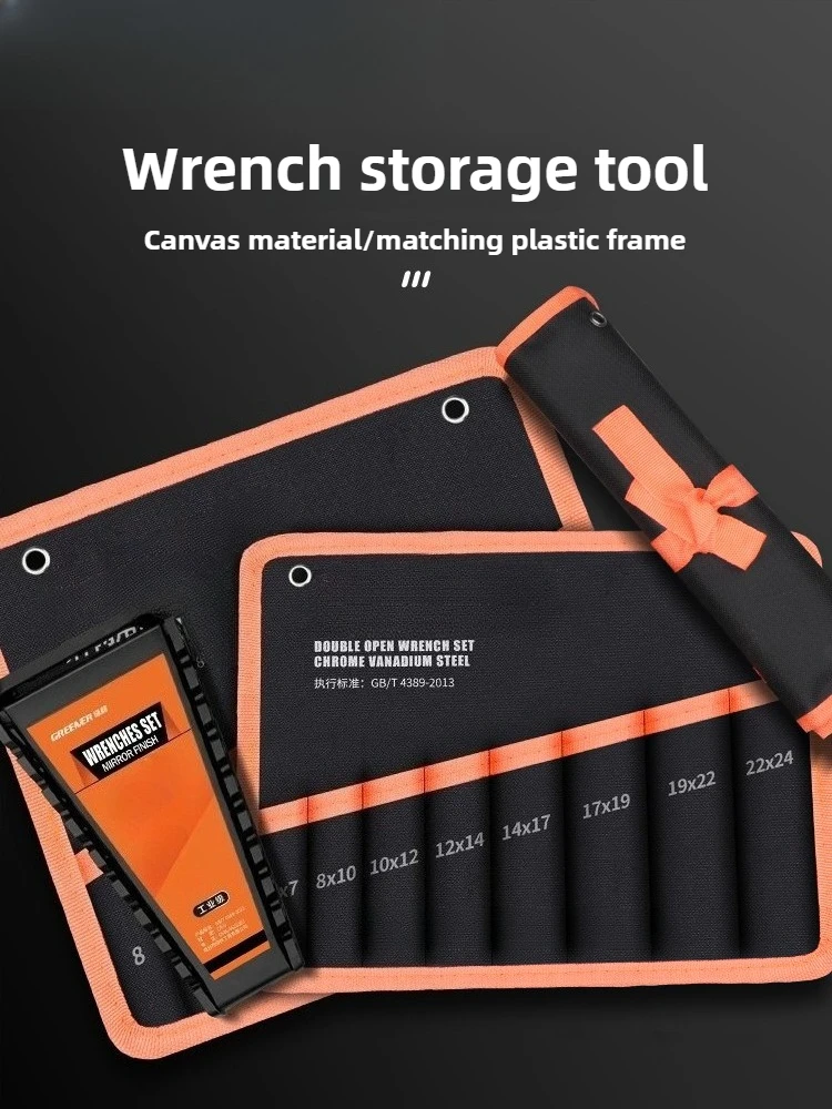 Multipurpose Tool Bag Heavy Duty Wrench Set Organizer Wear Resistant Plastic Frame Hardware Storage
Multipurpose Tool Bag Heavy Duty Wrench Set Organizer Wear Resistant Plastic Frame Hardware Storage