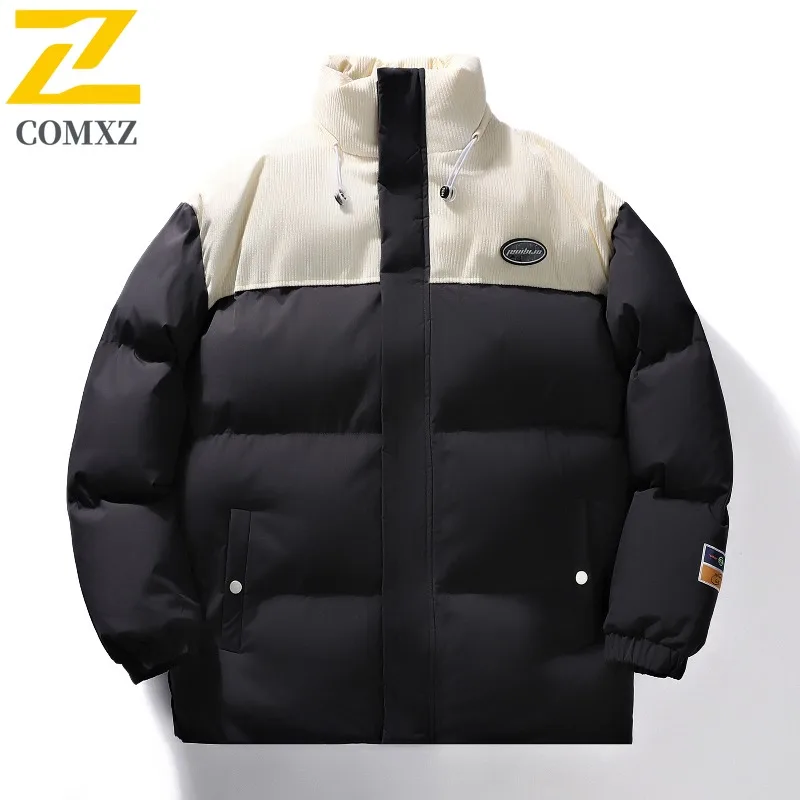 COMXZ Мужская куртка для хлеба, современная куртка с воротником-стойкой и цветными блоками, уличная зимняя подкладка для кемпинга, гламурное пальто-парка
COMXZ Мужская куртка для хлеба, современная куртка с воротником-стойкой и цветными блоками, уличная зимняя подкладка для кемпинга, гламурное пальто-парка