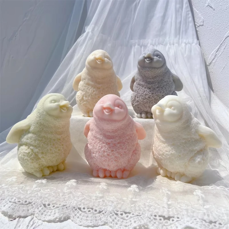 Animal soybean wax silicone mold statue animal lover home decoration cute penguin statue candle mold
Animal soybean wax silicone mold statue animal lover home decoration cute penguin statue candle mold