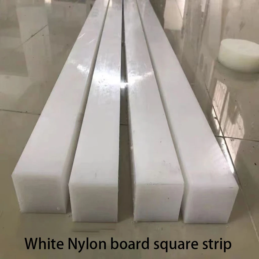 1 Pcs of White Nylon PE Strip Plastic Board, Thickness 20-50mm, Length 200-300mm, Wear-Resistant Nylon Square Strip
1 Pcs of White Nylon PE Strip Plastic Board, Thickness 20-50mm, Length 200-300mm, Wear-Resistant Nylon Square Strip