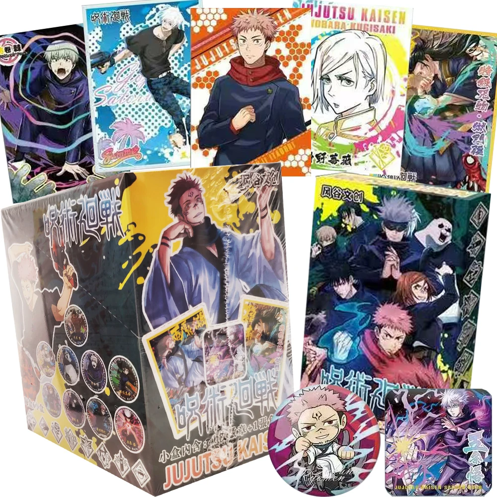 Japanese Anime Jujutsu Kaisen Trendy Classic Collection Cards Exclusive Character Personality Badges Kids Favorite Decor Gifts
Japanese Anime Jujutsu Kaisen Trendy Classic Collection Cards Exclusive Character Personality Badges Kids Favorite Decor Gifts