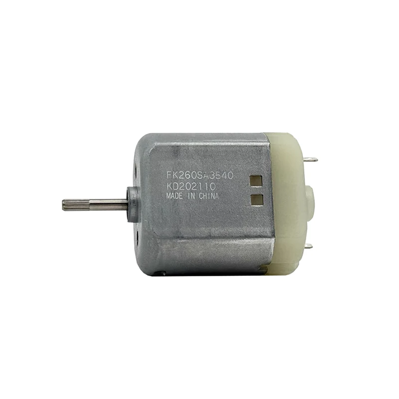 Mabuchi FK-260SA-3540 DC 2.4V 3V 3.7V 4.2V 21500RPM High Speed Mini 24mm Carbon Brush Motor DIY Razor Shaver Hobby Toy Model
Mabuchi FK-260SA-3540 DC 2.4V 3V 3.7V 4.2V 21500RPM High Speed Mini 24mm Carbon Brush Motor DIY Razor Shaver Hobby Toy Model