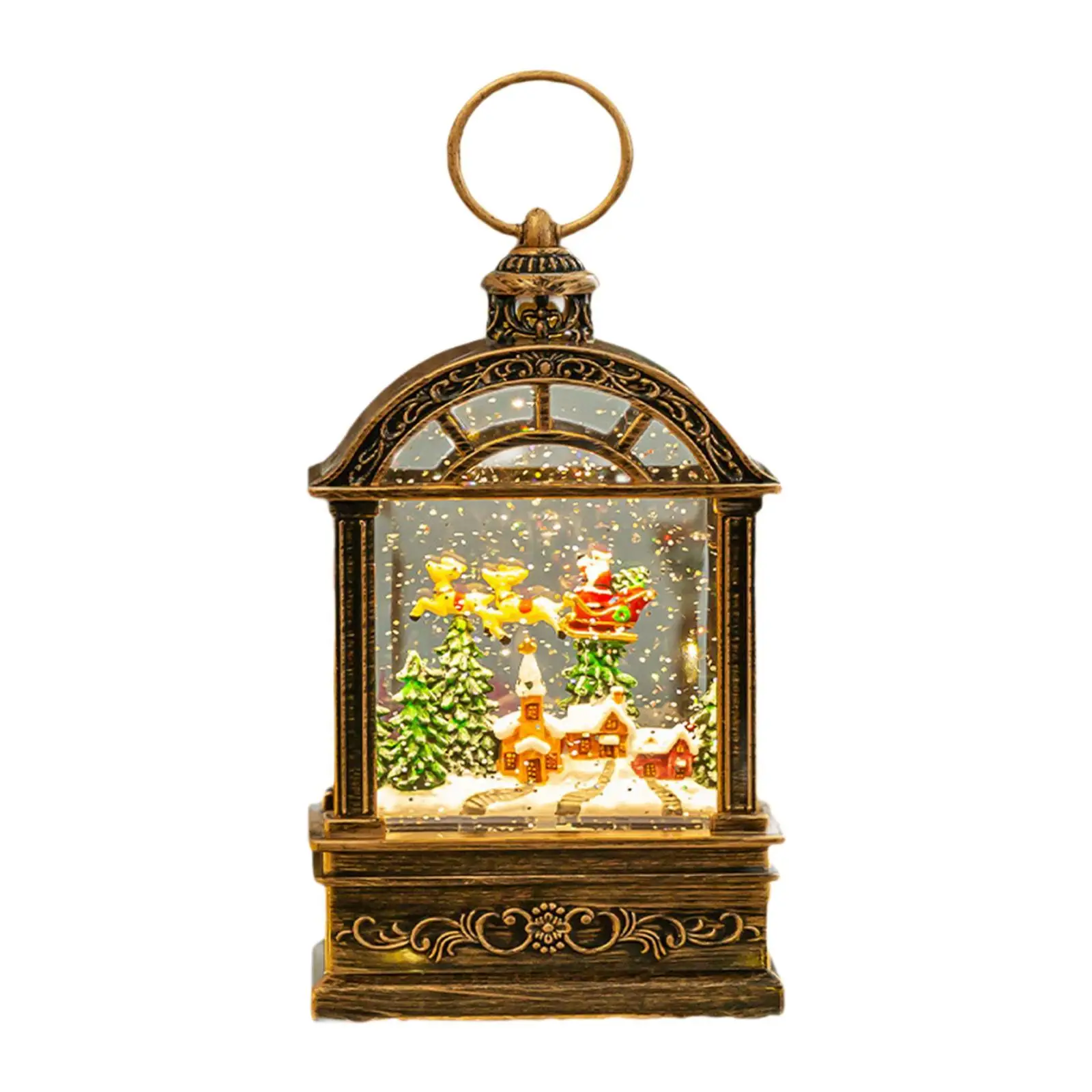Christmas Snow Globe Lantern Cute Creative Vintage Style Night Light Christmas Lamp for Gifts Indoor Christmas Counter Tabletop
Christmas Snow Globe Lantern Cute Creative Vintage Style Night Light Christmas Lamp for Gifts Indoor Christmas Counter Tabletop
