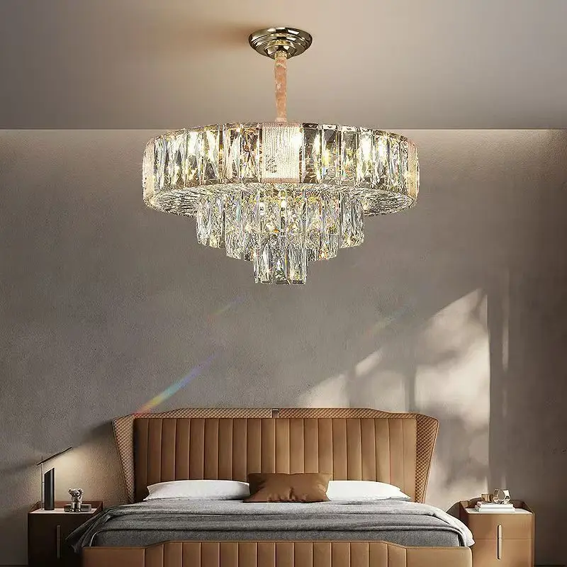 Hotel Lobby Crystal Chandelier Luxury Villa Living Room Dining Room High-end European Style New Atmospheric Lighting Fixtures
Hotel Lobby Crystal Chandelier Luxury Villa Living Room Dining Room High-end European Style New Atmospheric Lighting Fixtures