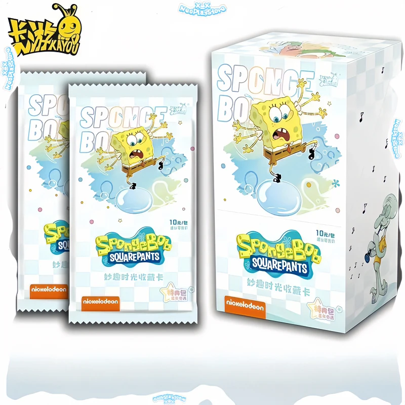 KAYOU Authentic Square Pants Sponge Series Collectible Cards Patrick Star Collectible Bag Anime Merchandise Holiday Gifts
KAYOU Authentic Square Pants Sponge Series Collectible Cards Patrick Star Collectible Bag Anime Merchandise Holiday Gifts