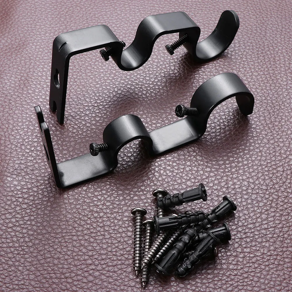 4pcs Curtain Brackets Iron Heavy Duty Adjustable Wall Mounted For Single Rod Home Decor Support Curtain Rail Brackets Hardware
4pcs Curtain Brackets Iron Heavy Duty Adjustable Wall Mounted For Single Rod Home Decor Support Curtain Rail Brackets Hardware