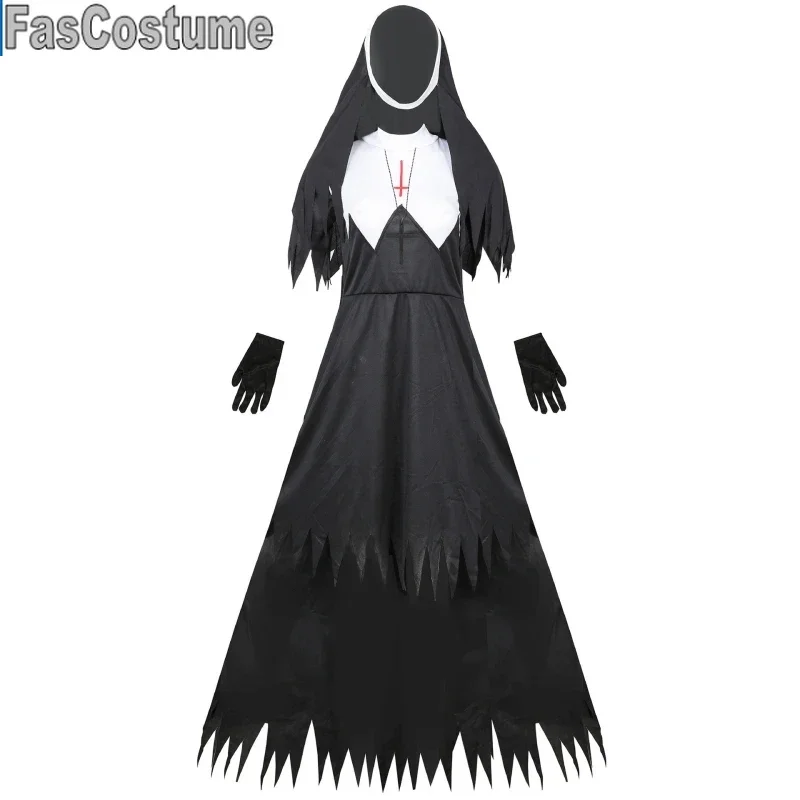 Halloween Terrorist Nun Costume The Demon Scary Cosplay Costumes Long Robes Lady Spooktacular Bloody Nun Cosplay Fancy Dress
Halloween Terrorist Nun Costume The Demon Scary Cosplay Costumes Long Robes Lady Spooktacular Bloody Nun Cosplay Fancy Dress