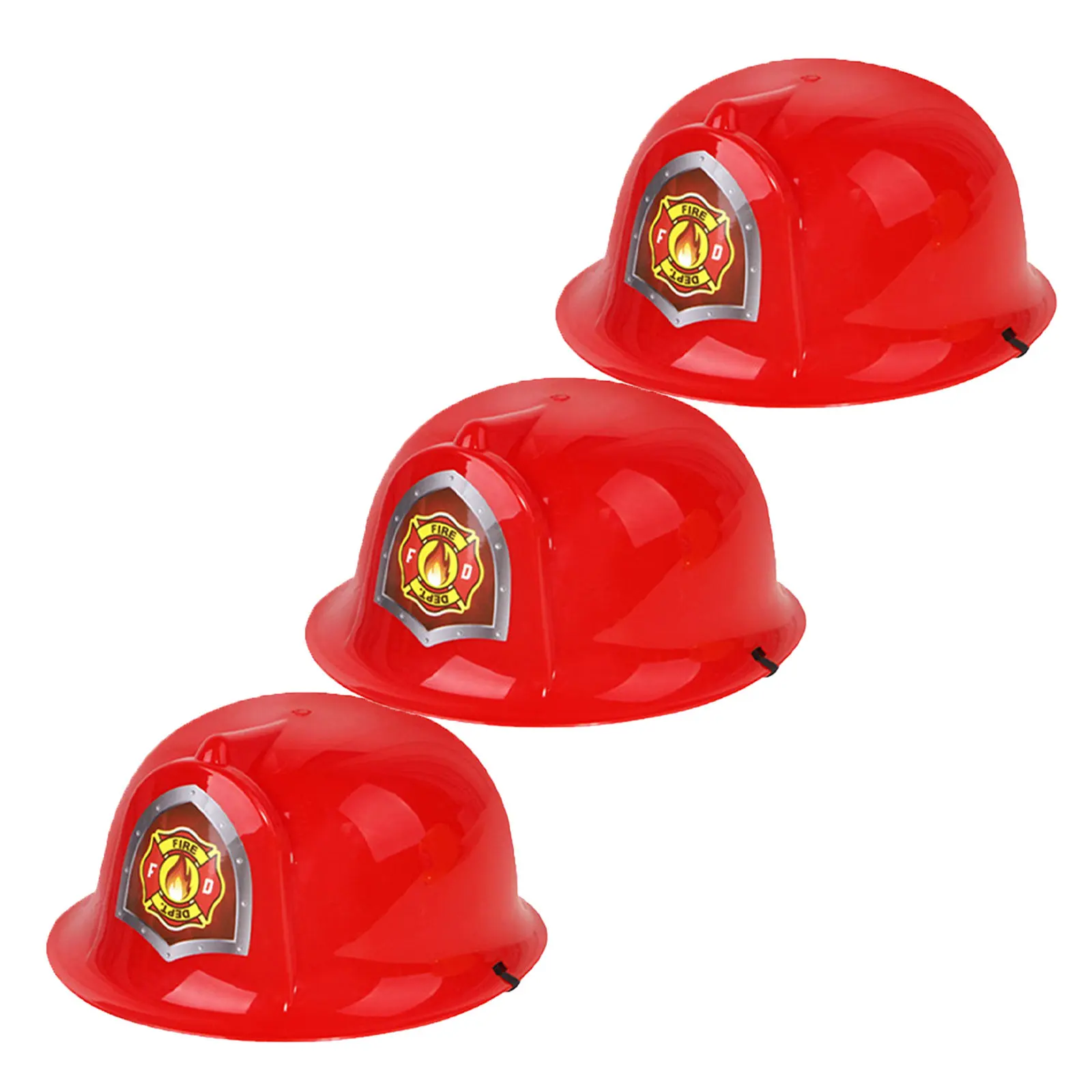 3Pcs Children Firefighter Hat Plastic Fireman Cool Detailed Workmanship Costume Prop for Dress Up Pretend
3Pcs Children Firefighter Hat Plastic Fireman Cool Detailed Workmanship Costume Prop for Dress Up Pretend