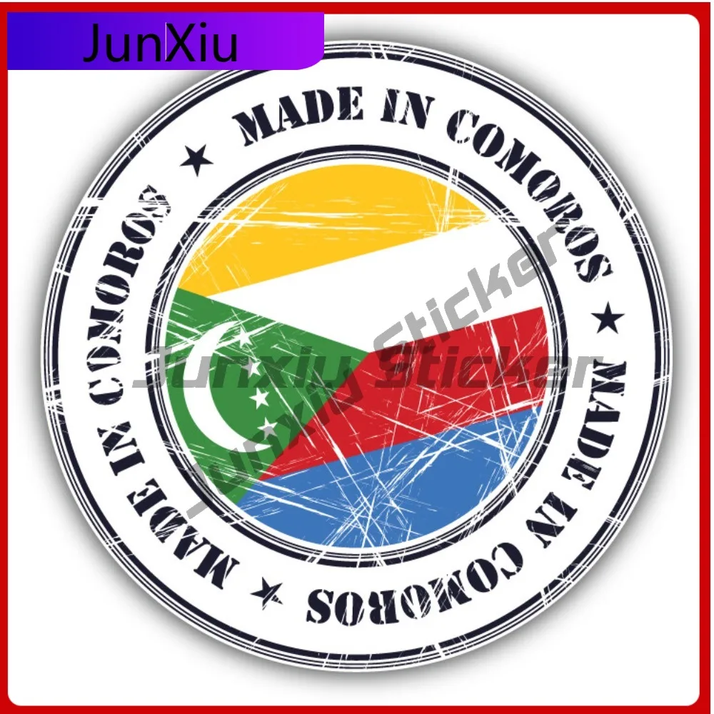 Made In Comoros Grunge Flag Stamp Car Decal Bumper Stickers Cute Style Truck Use For Door Panel Decora Car Sticker Accessorie
Made In Comoros Grunge Flag Stamp Car Decal Bumper Stickers Cute Style Truck Use For Door Panel Decora Car Sticker Accessorie