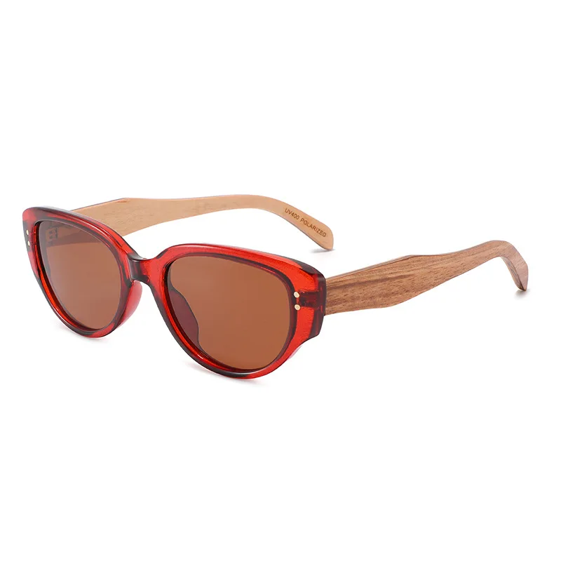 Bamboo Wooden Cat Eye Wide Temple Sunglasses Women Polarized UV400 Fashion Versatile Oversized Sun Protection Glasses
Bamboo Wooden Cat Eye Wide Temple Sunglasses Women Polarized UV400 Fashion Versatile Oversized Sun Protection Glasses