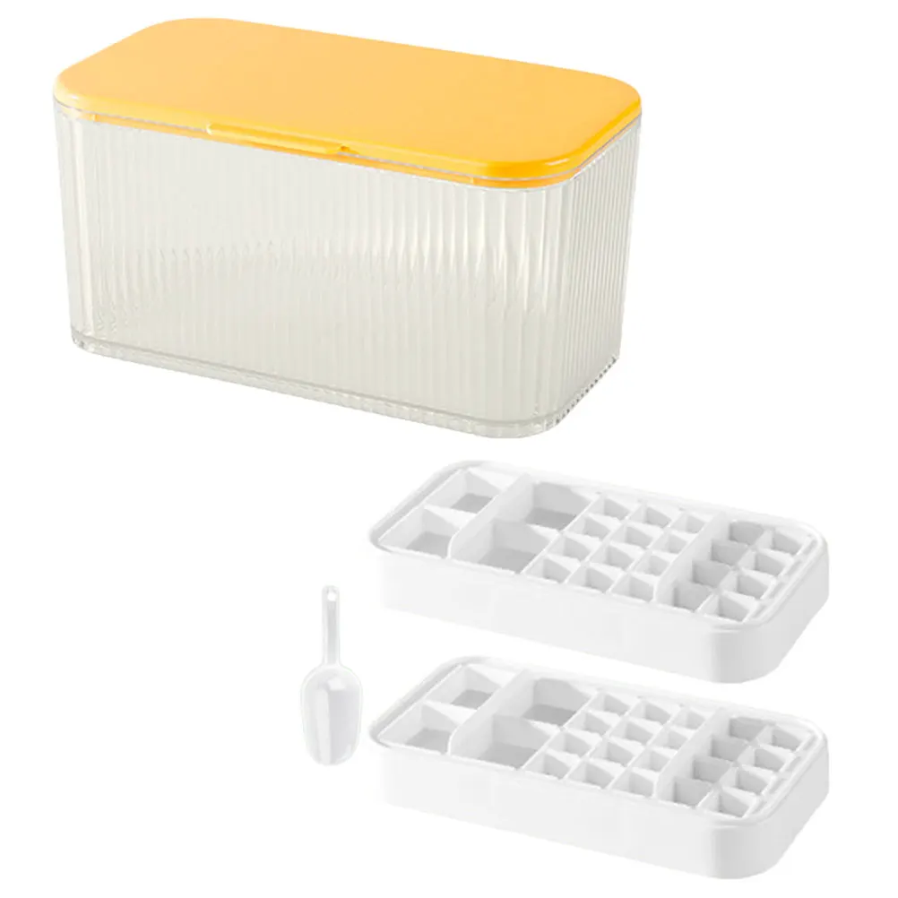 48 Large Double Layer Silicone Ice Cube Molds Yellow Freezer Trays Easy Clean Use Safe Tasteless Gifts
48 Large Double Layer Silicone Ice Cube Molds Yellow Freezer Trays Easy Clean Use Safe Tasteless Gifts
