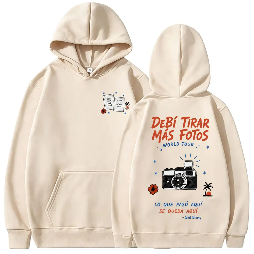 Rapper Bad Bunny Hoodie DeBi TiRAR MaS FOToS DTMF World Tour Hoodies Streetwear Men Women Fashion Hip Hop Oversized Streetwear
Rapper Bad Bunny Hoodie DeBi TiRAR MaS FOToS DTMF World Tour Hoodies Streetwear Men Women Fashion Hip Hop Oversized Streetwear