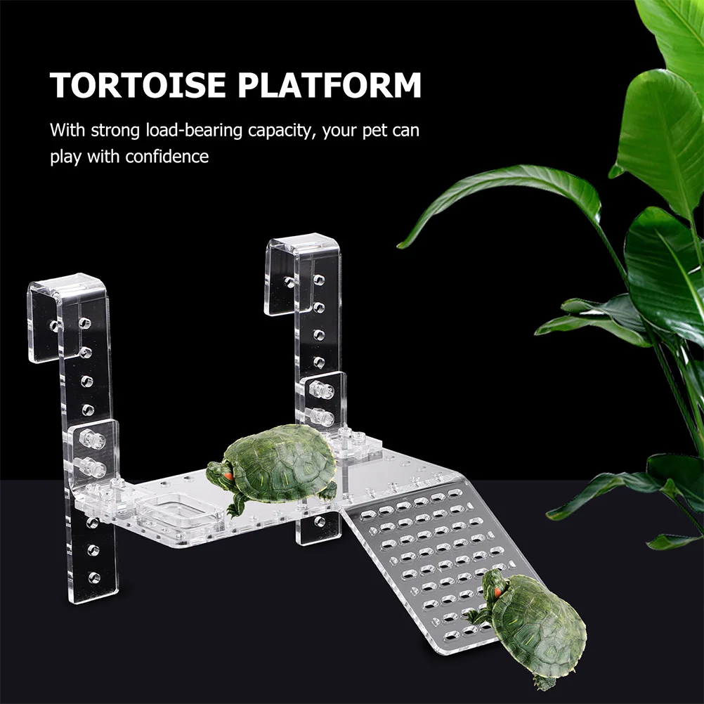Guitai Floating Island Turtle Basking Platform Acrylic Turtle Ramp Reptile Resting Stand Fish Tank Decoration Tortoise for Small
Guitai Floating Island Turtle Basking Platform Acrylic Turtle Ramp Reptile Resting Stand Fish Tank Decoration Tortoise for Small