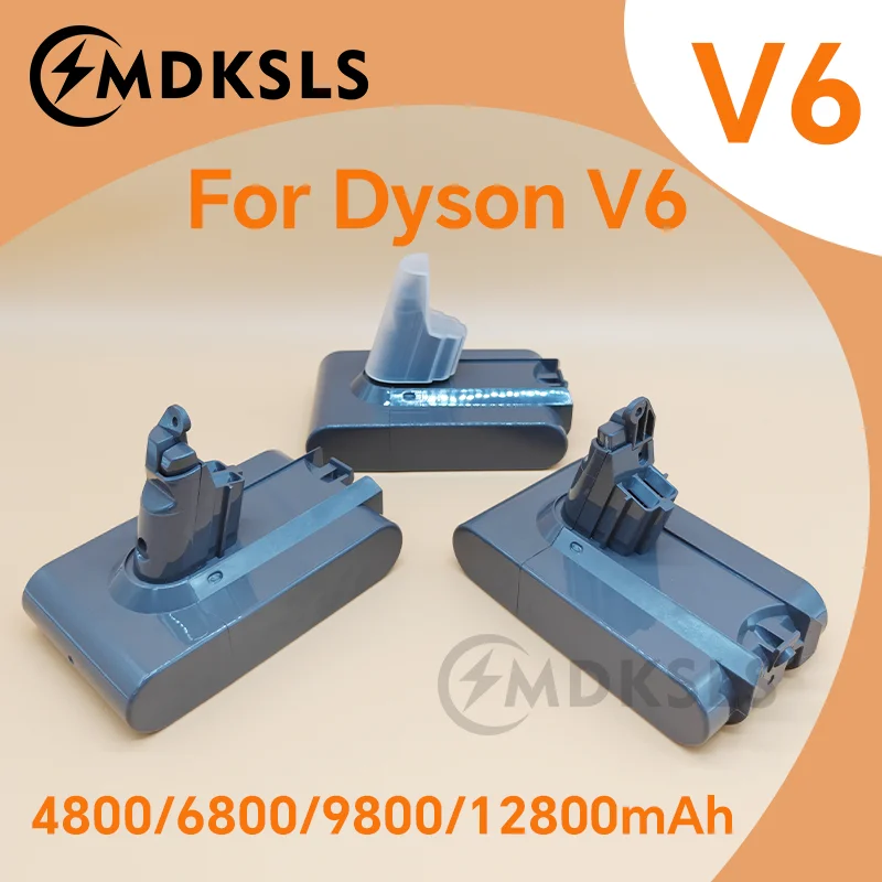 21.6V 12800mAh For Dyson V6 Battery Replacement DC62 DC59 DC58 SV03 SV04 SV09 V6 Animal Motorhead V6 Slim Absolute Vacuum Batter
21.6V 12800mAh For Dyson V6 Battery Replacement DC62 DC59 DC58 SV03 SV04 SV09 V6 Animal Motorhead V6 Slim Absolute Vacuum Batter