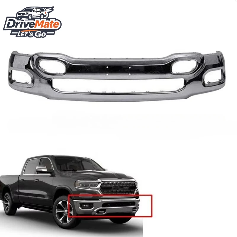 New Body Style Front Bumper with Fog Light CH1002407 Chrome New Bumper for 2019-2022 RAM 1500
New Body Style Front Bumper with Fog Light CH1002407 Chrome New Bumper for 2019-2022 RAM 1500