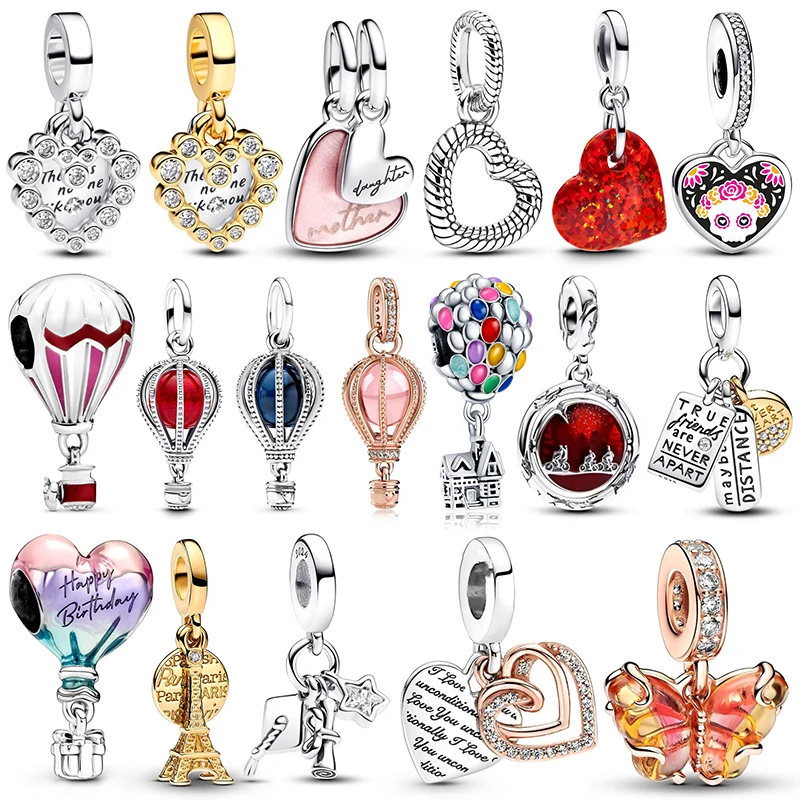 Charms Silver 925 Colorful Hot Air Balloon Pendant Charm Beads Fits Original Bracelet Necklace Women Luxury DIY Jewelry Gifts
Charms Silver 925 Colorful Hot Air Balloon Pendant Charm Beads Fits Original Bracelet Necklace Women Luxury DIY Jewelry Gifts
