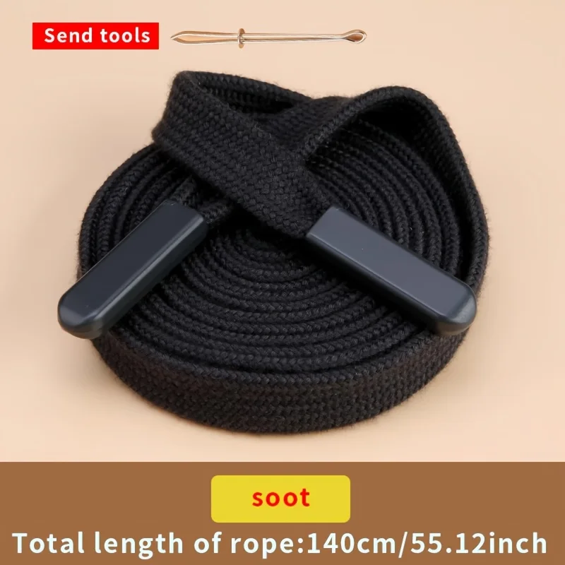 1pc Thickened Flat Pant Drawstring, Hoodie Hat Drawstring, Pants Waist Drawstring, Athletic Pants Tie Waist Belt Rope
1pc Thickened Flat Pant Drawstring, Hoodie Hat Drawstring, Pants Waist Drawstring, Athletic Pants Tie Waist Belt Rope