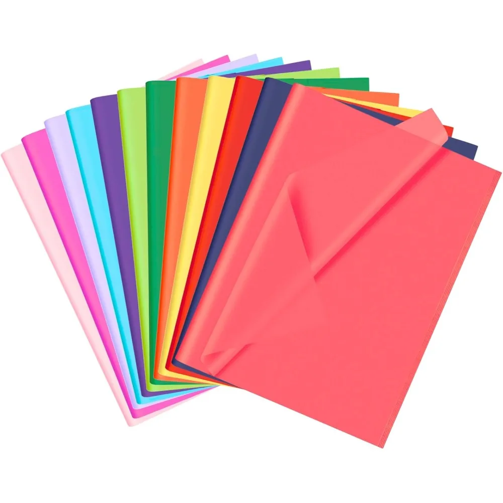 Best Selling Colorful Tissue Paper Sheets for Gift Wrapping 12 Vibrant Colors 60 Sheets Bulk Pack Floral Party Festival Decoration Craft Supplies Gift Bags Packaging
Best Selling Colorful Tissue Paper Sheets for Gift Wrapping 12 Vibrant Colors 60 Sheets Bulk Pack Floral Party Festival Decoration Craft Supplies Gift Bags Packaging