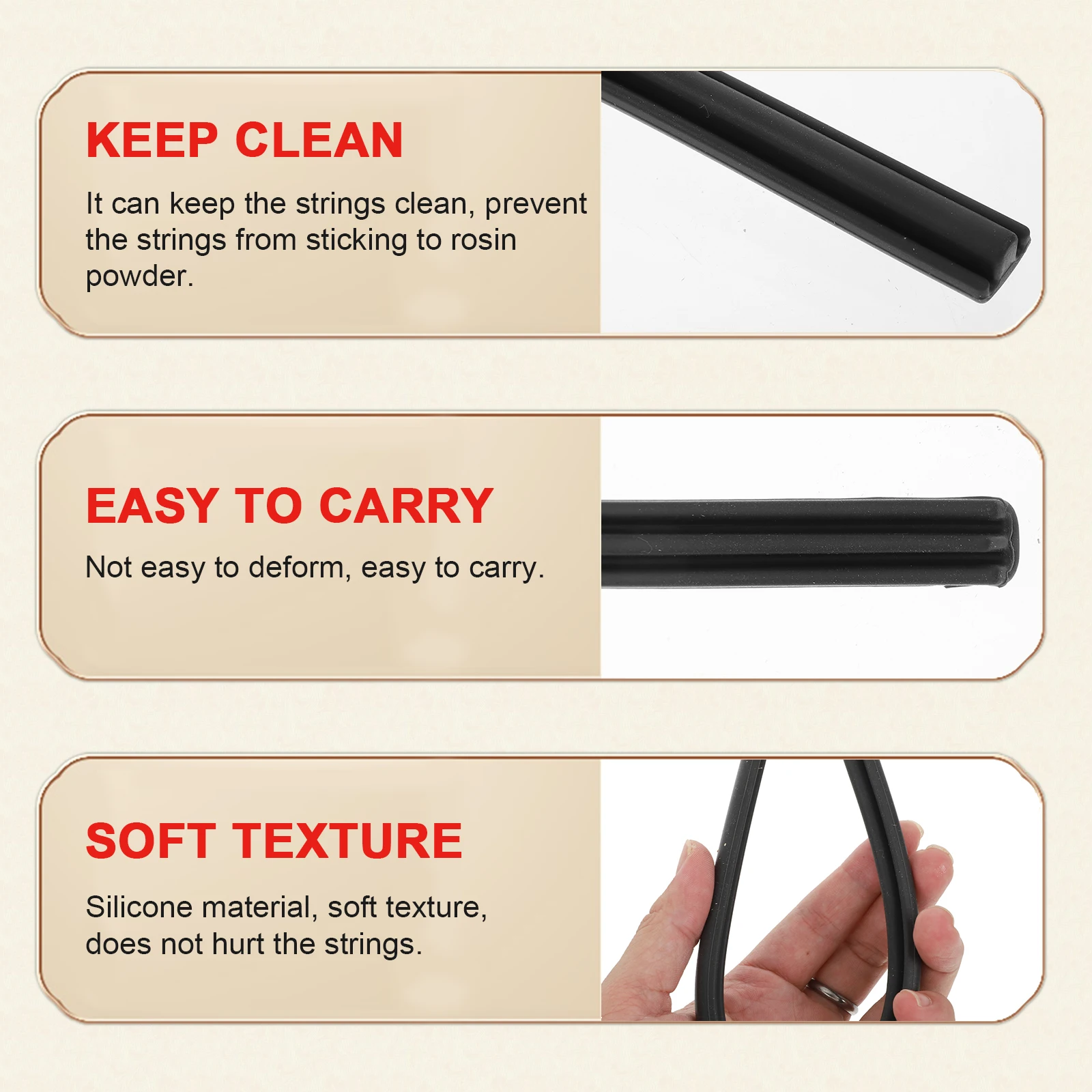 Erhu String Guard Musical Bow Cover Accessory Protection Sleeve for Instrument Multiple Effects 
Erhu String Guard Musical Bow Cover Accessory Protection Sleeve for Instrument Multiple Effects
