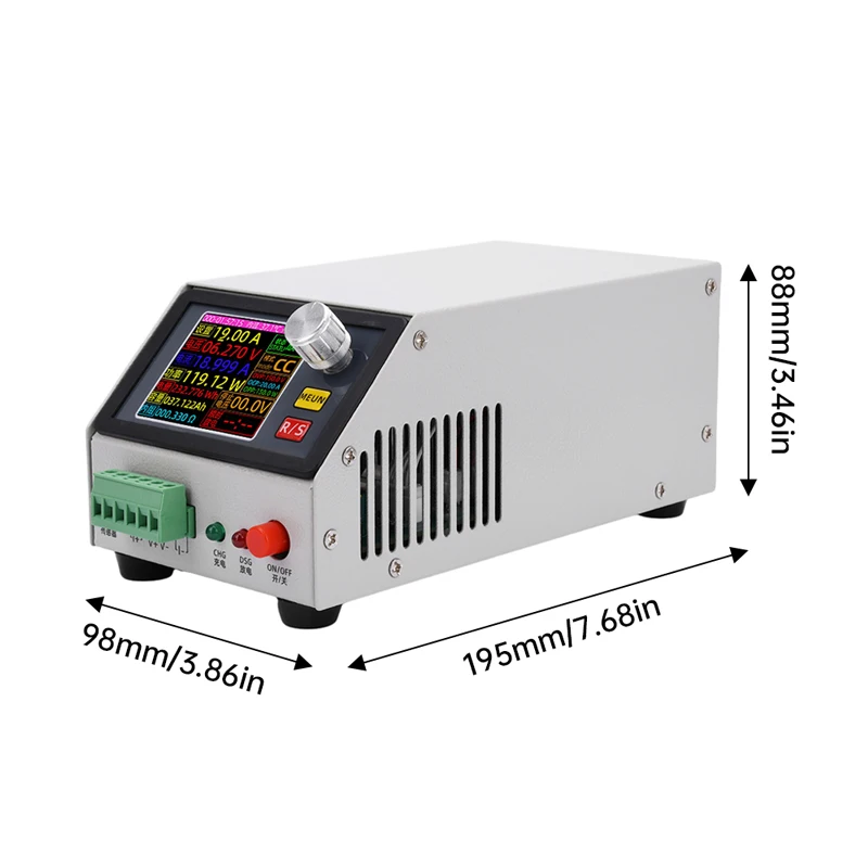 2.4 inch screen DC multi-function discharge instrument Lithium battery capacity measuring numerical control electronic tester
2.4 inch screen DC multi-function discharge instrument Lithium battery capacity measuring numerical control electronic tester